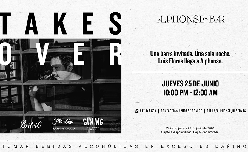LUIS FLORES TAKES OVER ALPHONSE (bartender Navegante)