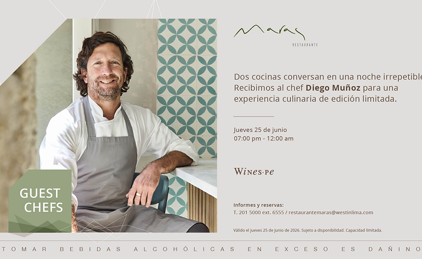 GUEST CHEF: DIEGO MUÑOZ (NAVEGANTE RESTAURANT)