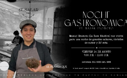 NOCHE GASTRONÓMICA FT. MASAKI ENOMOTO