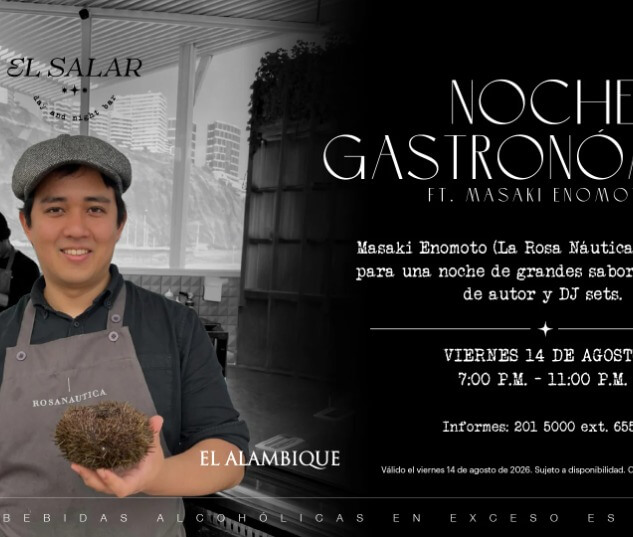 NOCHE GASTRONÓMICA FT. MASAKI ENOMOTO