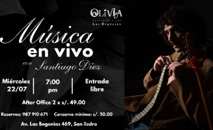 MÚSICA EN VIVO CON SANTIAGO DIEZ