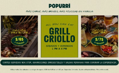GRILL CRIOLLO ALL YOU CAN EAT